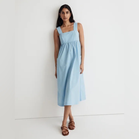 Madewell Dresses & Skirts - Madewell Cutout-Back Empire Midi Dress